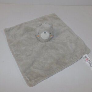 George Gray Teddy Bear Plush Security Blanket Baby lovey Nunu Comforter Soother